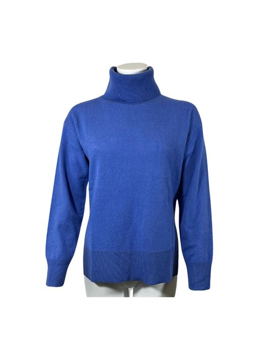 WOMEN'S BLUE TURTLENECK ESSENTIEL STUDIO | LMDA002AZZURRO